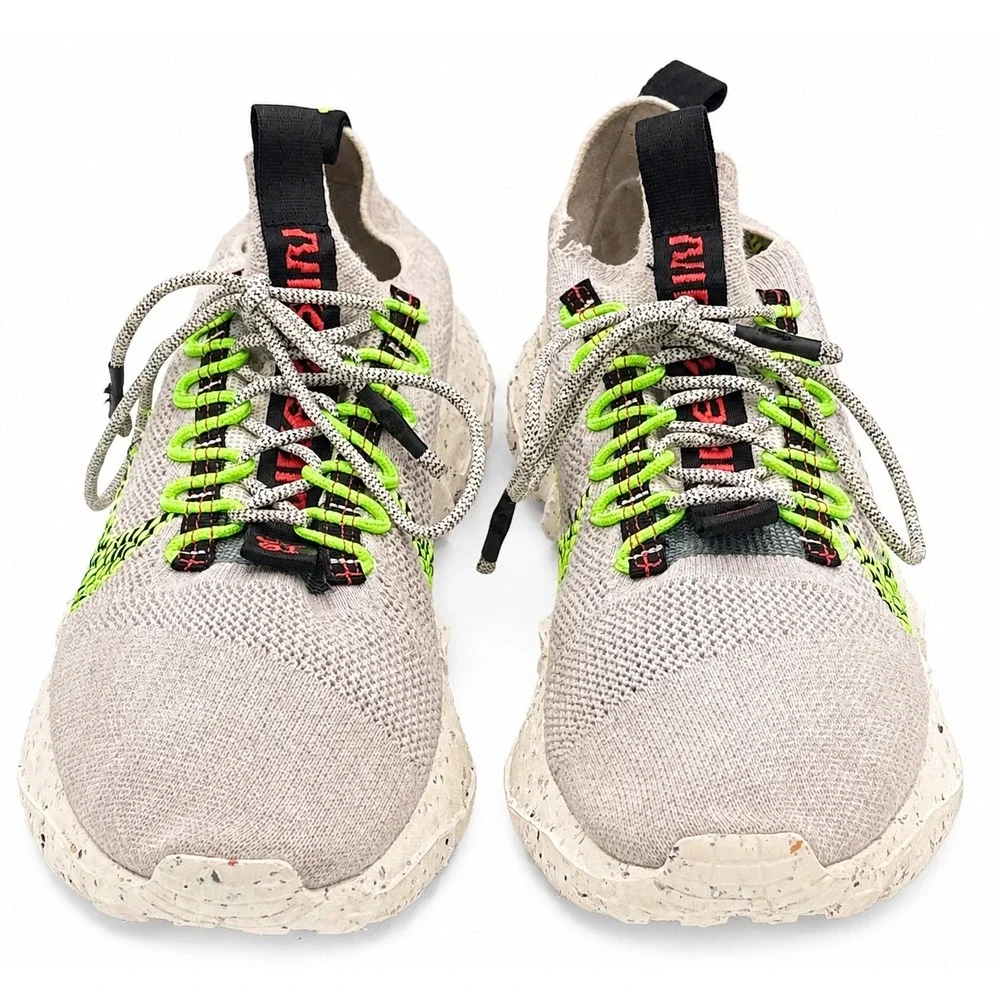 Nike Space Hippie 01 Electric Green Men's Size 13 Grey Athletic Shoes DJ3056-004